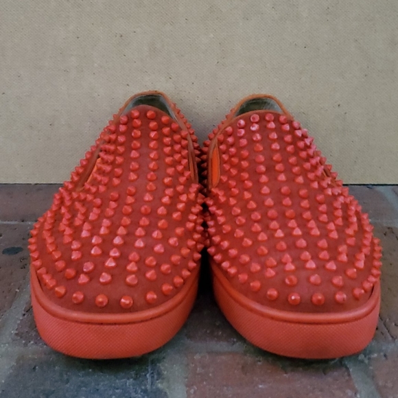 Christian Louboutin Red Roller-Boat Men's Flat - Picture 3 of 8